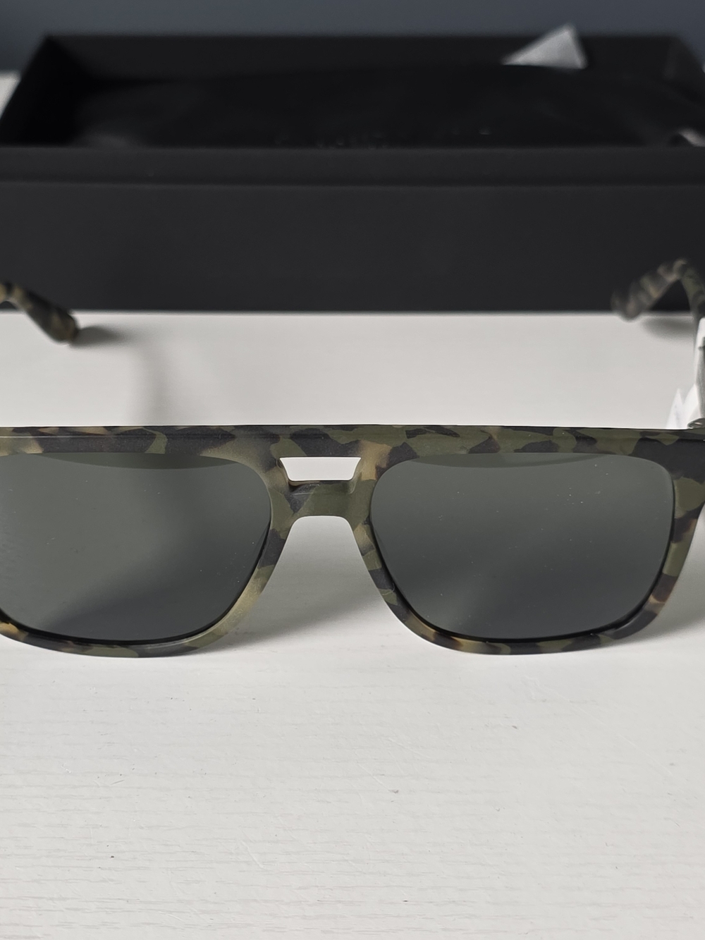 Camouflage Square Polarized Men's Sunglasses - Green